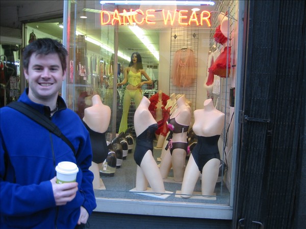 Shea mugging for the camera. Shot with my Canon S200.