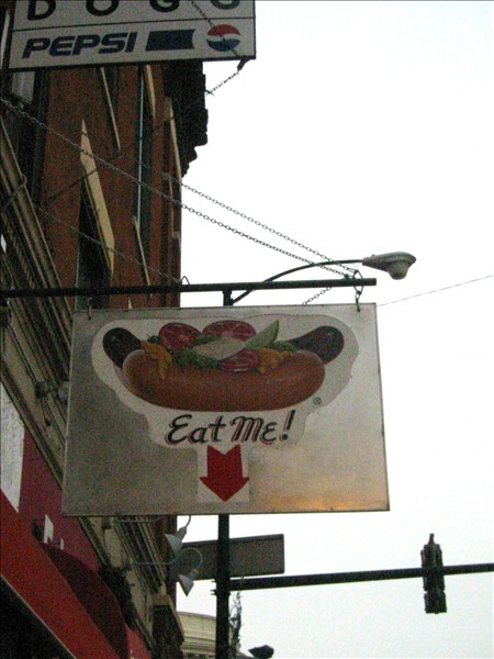 Another one of the great signs in Chicago. Shot with my Canon S200.