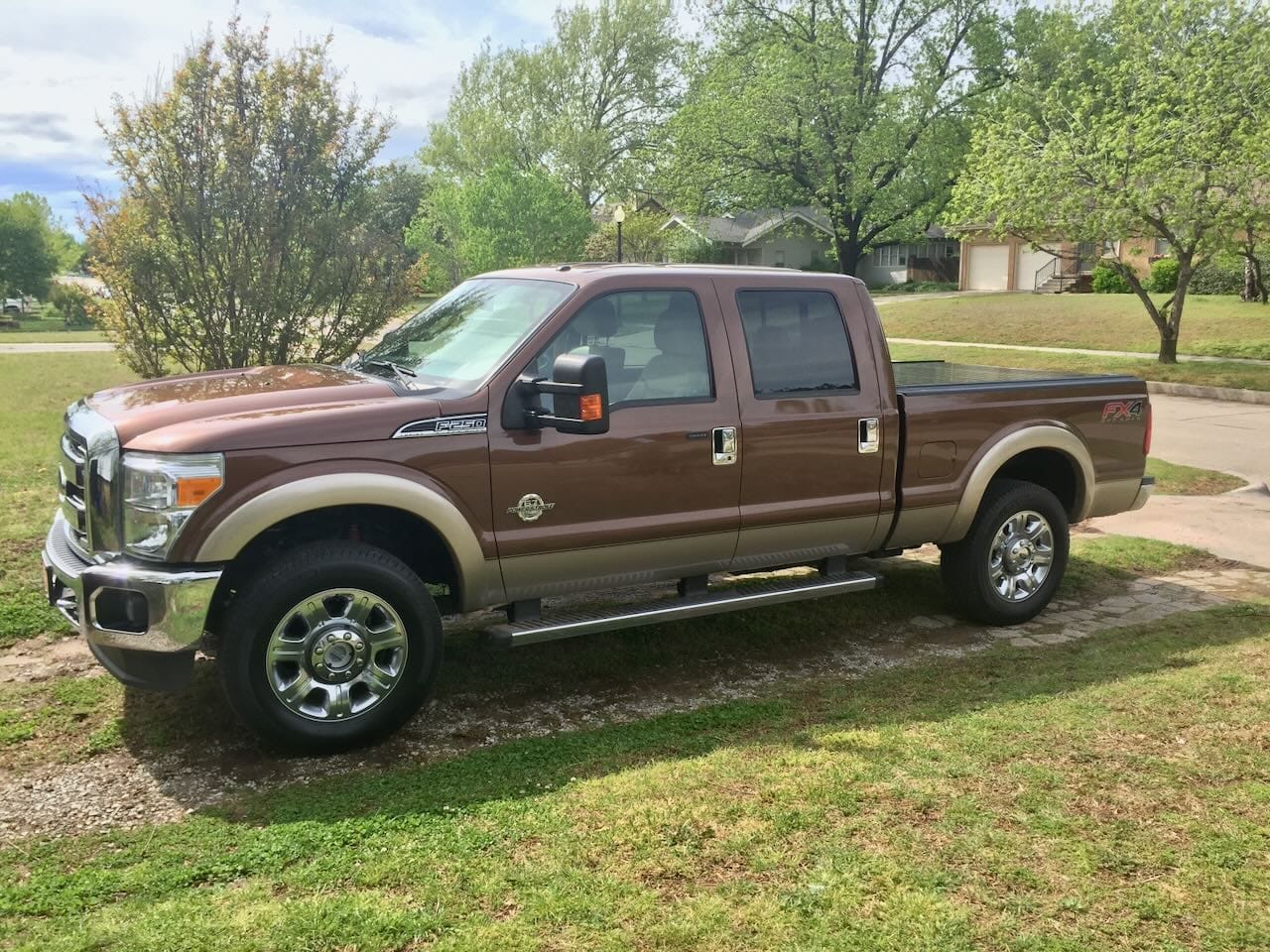 Color photo of our new truck, Minerva.