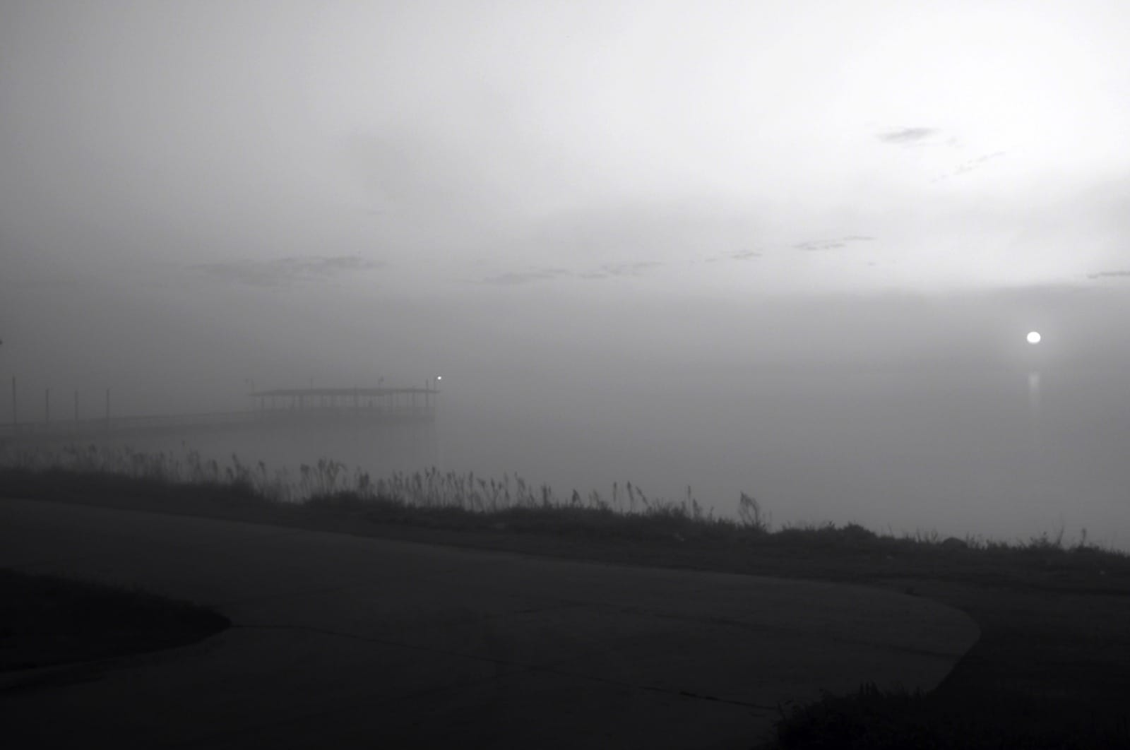 B&W photo of storm clouds.